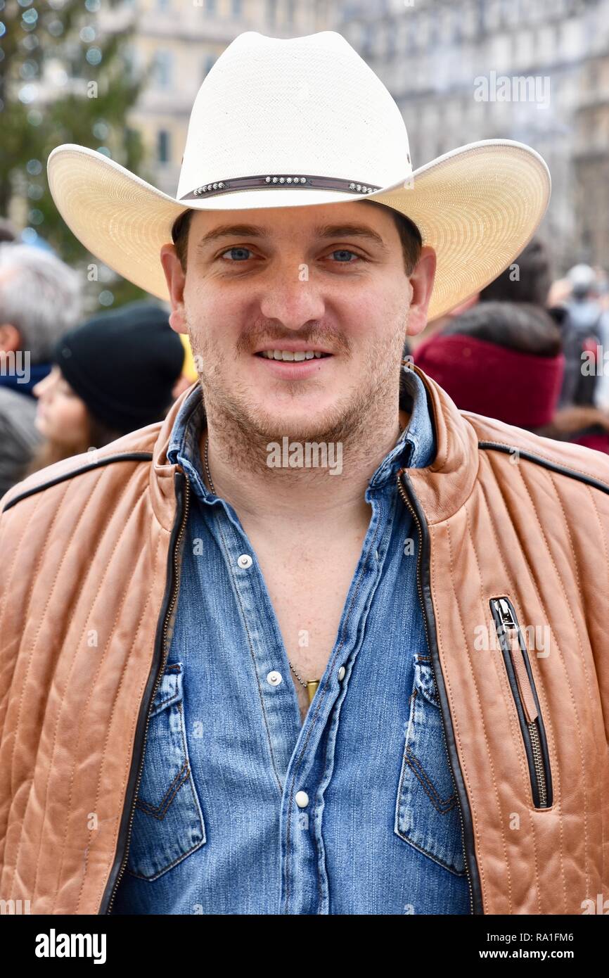 Londra, Regno Unito. 30 Dic, 2018. Kaleb Lee,Londra il primo giorno del nuovo anno Parade,Trafalgar Square,London.UK Credit: Michael melia/Alamy Live News Foto Stock