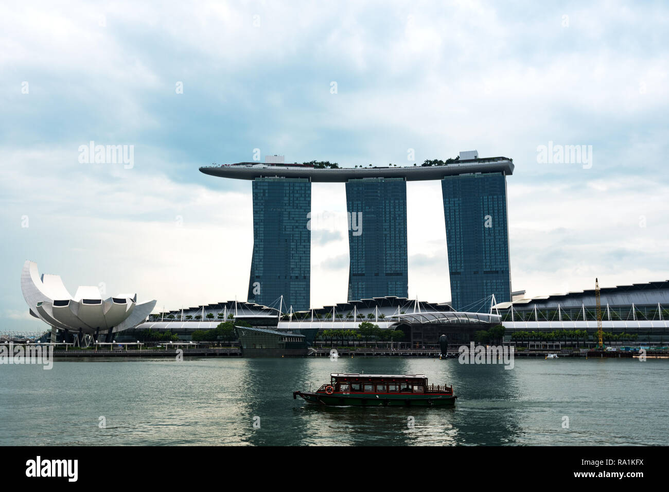 Il Marina Bay Sands Foto Stock