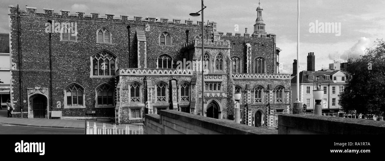 La Guildhall, città di Norwich, Norfolk, Inghilterra, Regno Unito Foto Stock