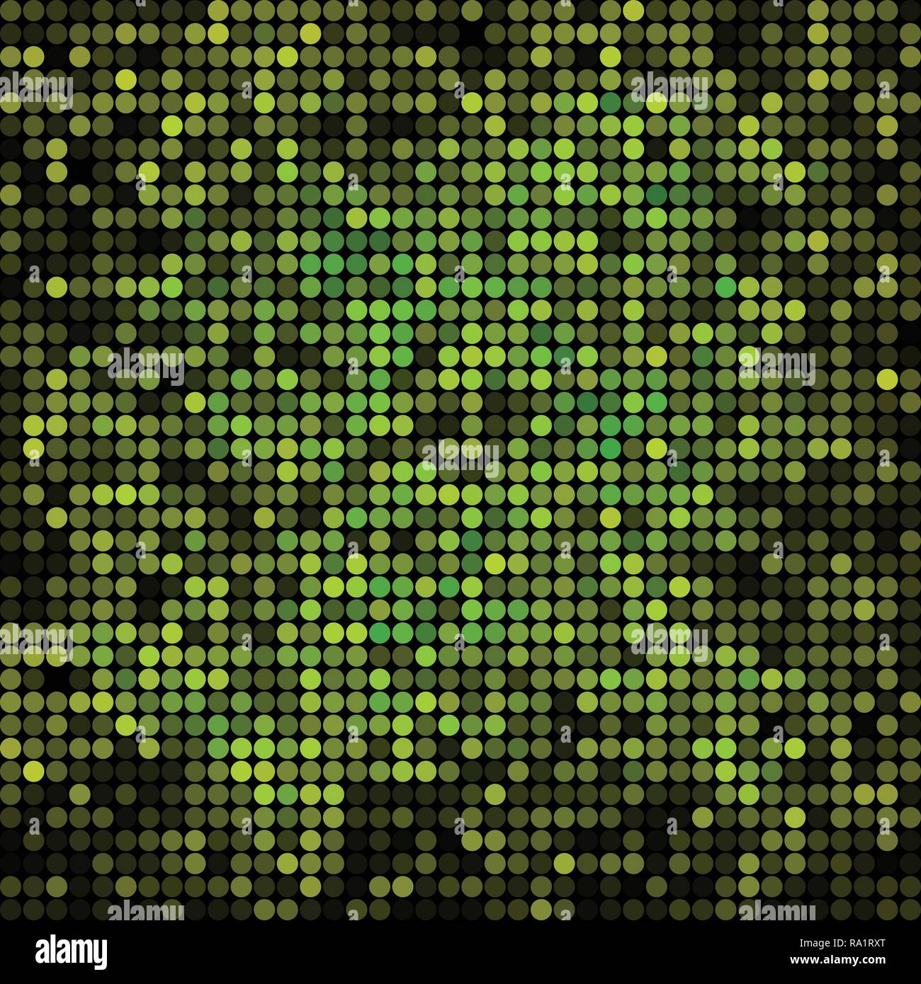 Abstract colorati di vettore punti rotondi di sfondo - verde Illustrazione Vettoriale