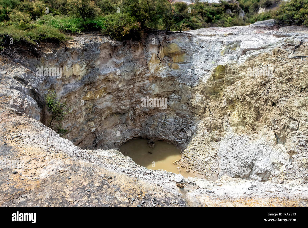 Waiotapu Thermal Wonderland cratere - Nuova Zelanda Foto Stock