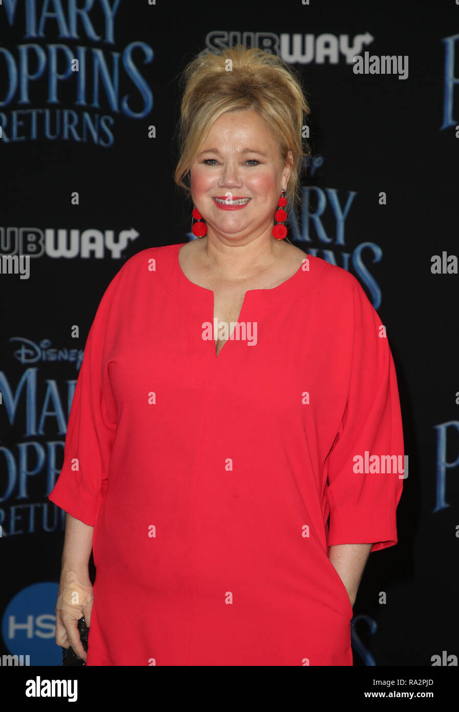 Disney's 'Mary Poppins restituisce' Premiere mondiale con: Caroline Rhea dove: Hollywood, California, Stati Uniti quando: 30 Nov 2018 Credit: FayesVision/WENN.com Foto Stock