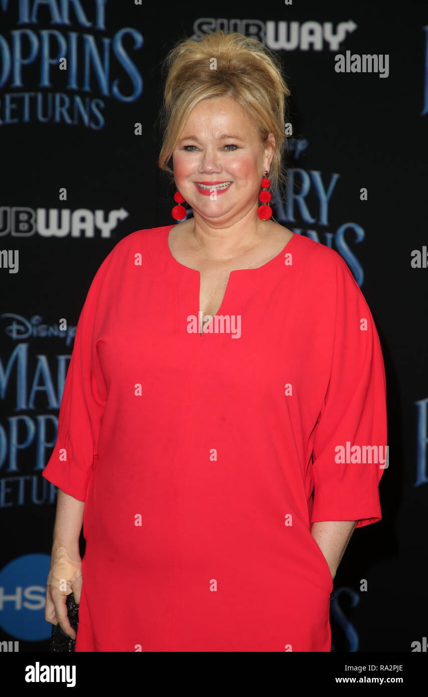 Disney's 'Mary Poppins restituisce' Premiere mondiale con: Caroline Rhea dove: Hollywood, California, Stati Uniti quando: 30 Nov 2018 Credit: FayesVision/WENN.com Foto Stock