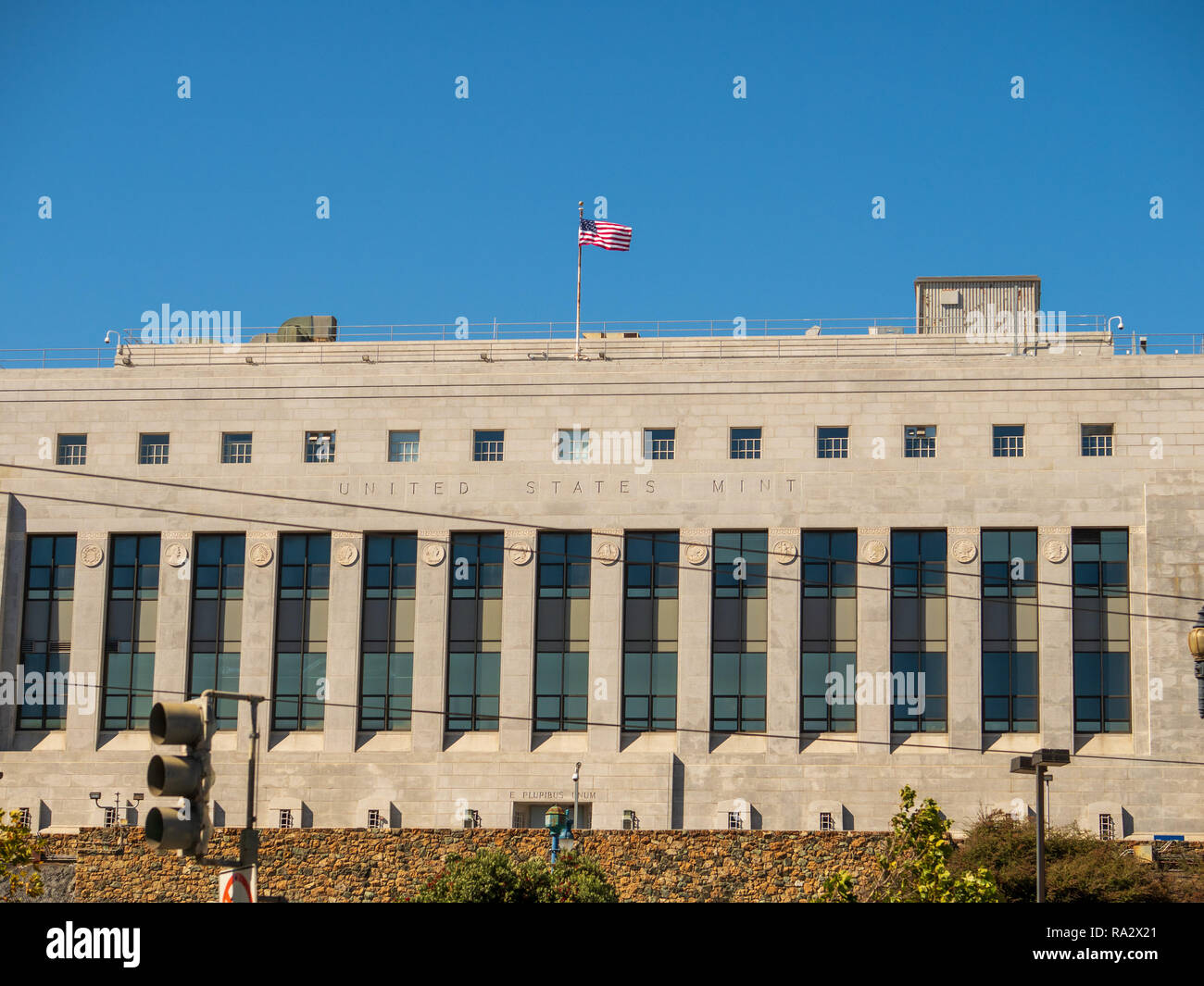 Negli Stati Uniti la posizione di menta in San Francisco Foto Stock