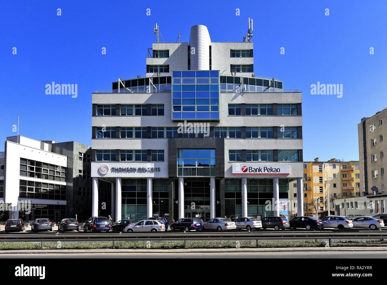 La Polonia , Pomerania , Gdynia , Baltic Business Center building BCC Foto Stock