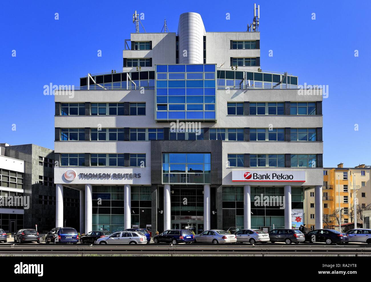 La Polonia , Pomerania , Gdynia , Baltic Business Center edificio b BCC Foto Stock