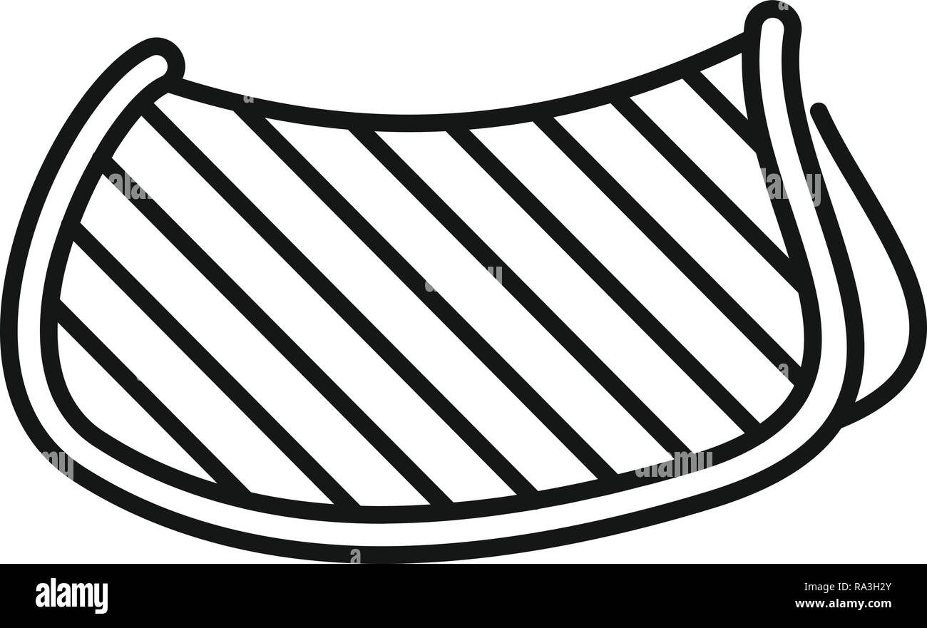 Cavallo caldo sull'icona della copertina. Contorno caldo coperchio cavallo icona vettore per il web design isolato su sfondo bianco Illustrazione Vettoriale