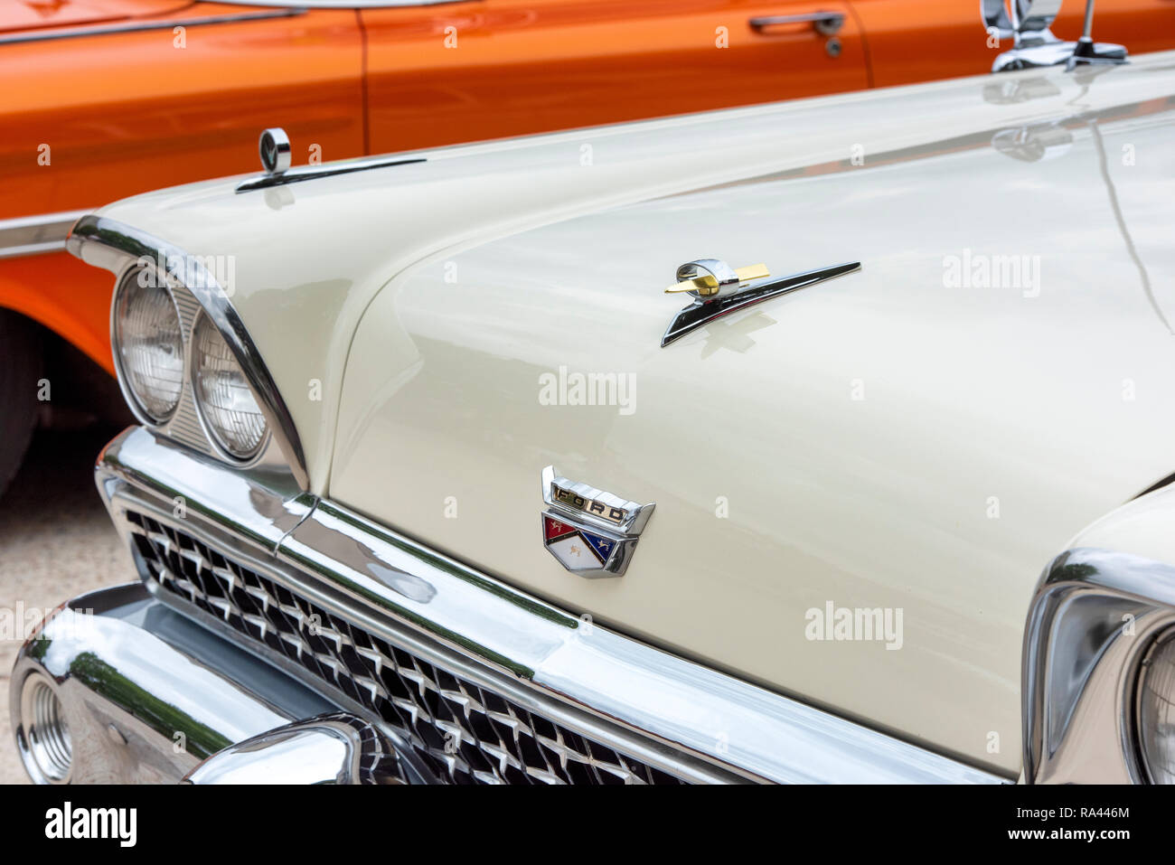 1959 Ford Fairlane 500. Anni Cinquanta vettura americana Foto Stock