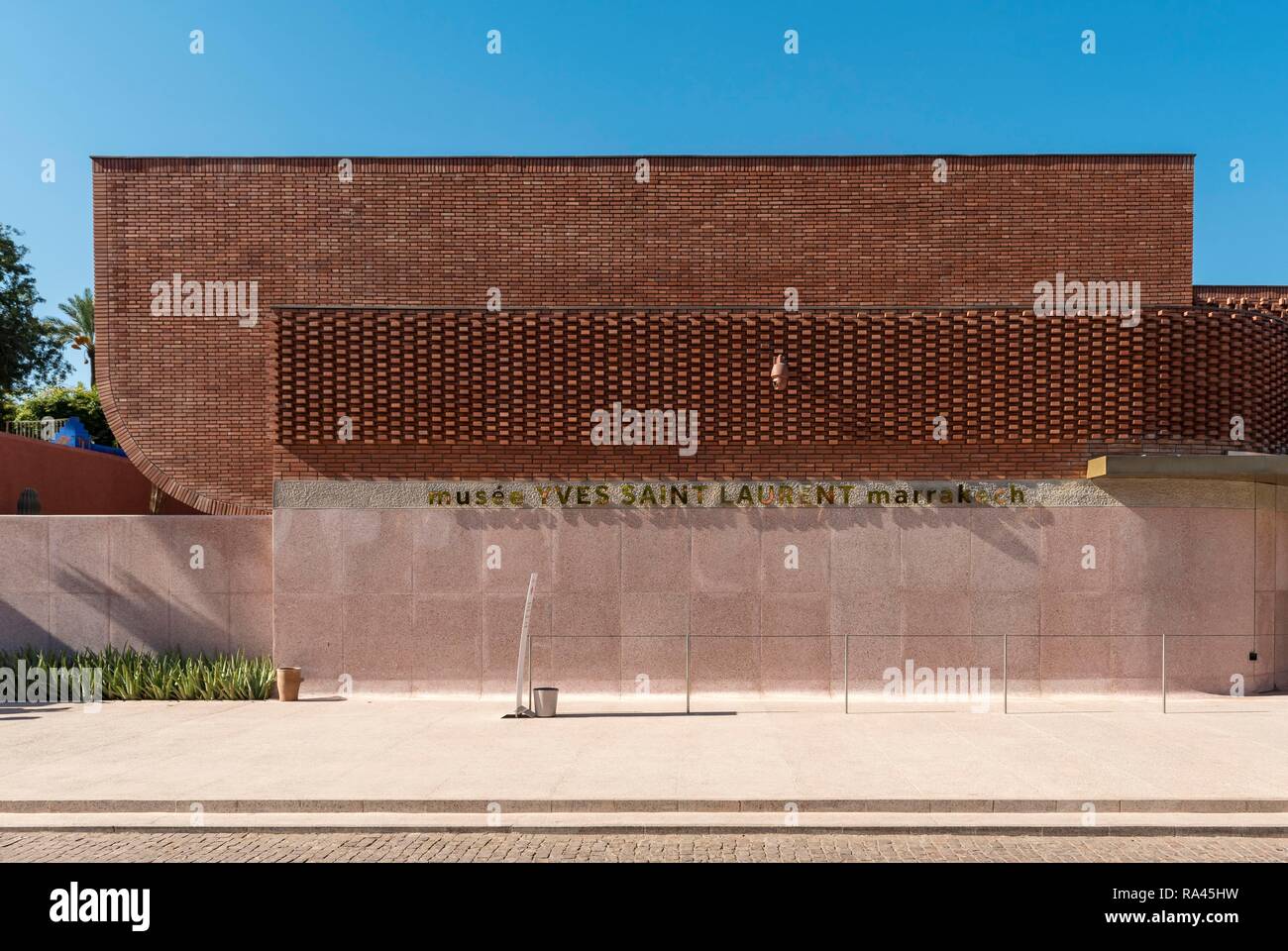 Yves Saint Laurent edificio del museo, Marrakech, Marocco Foto Stock