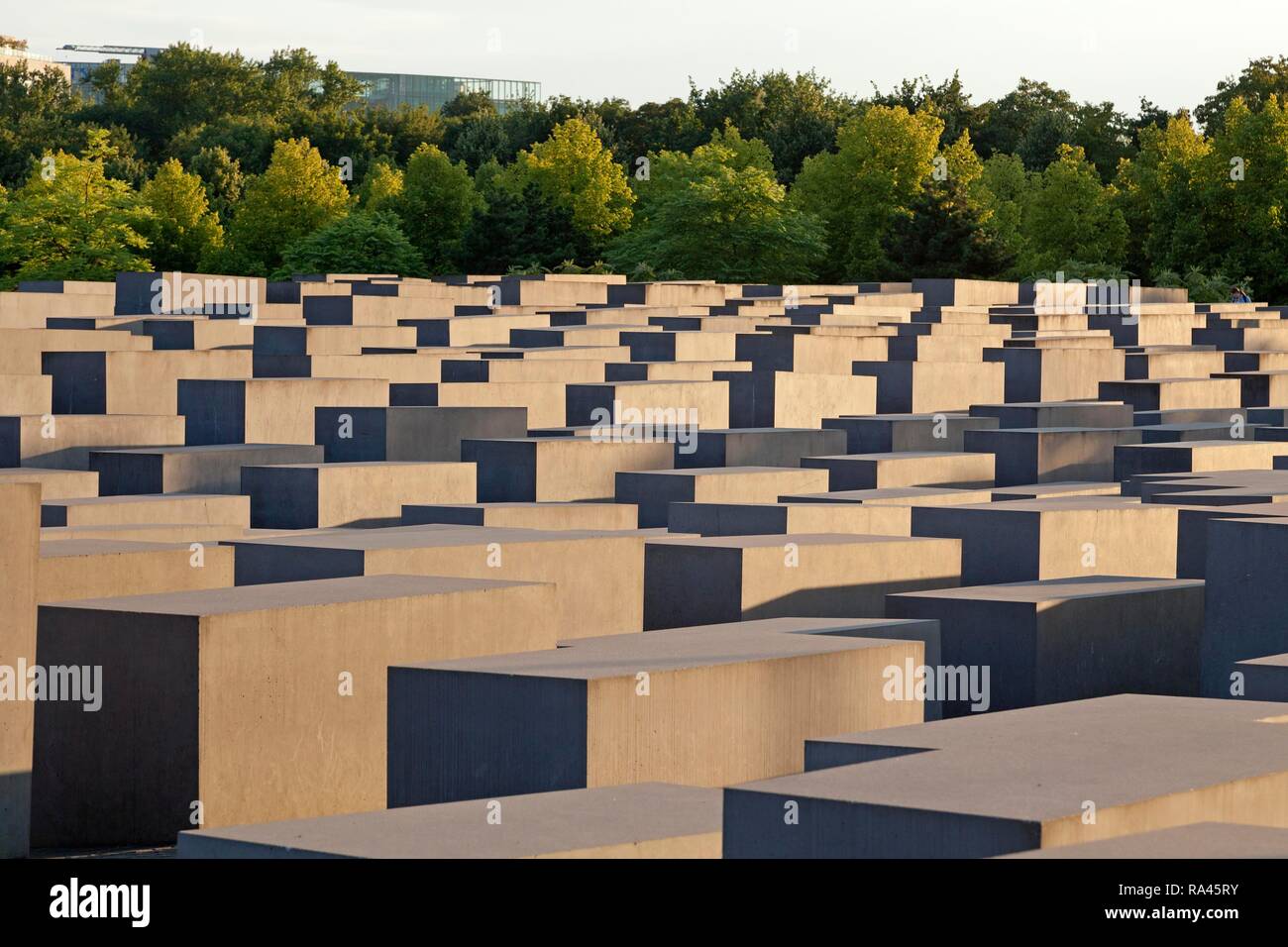 Il memoriale dell'olocausto, Berlino, Germania Foto Stock