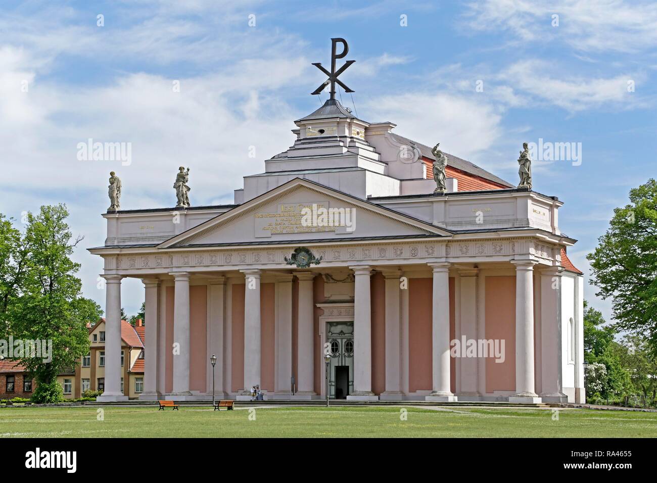 Chiesa della città, ex chiesa di corte, Ludwigslust, Meclemburgo-Pomerania, Germania Foto Stock