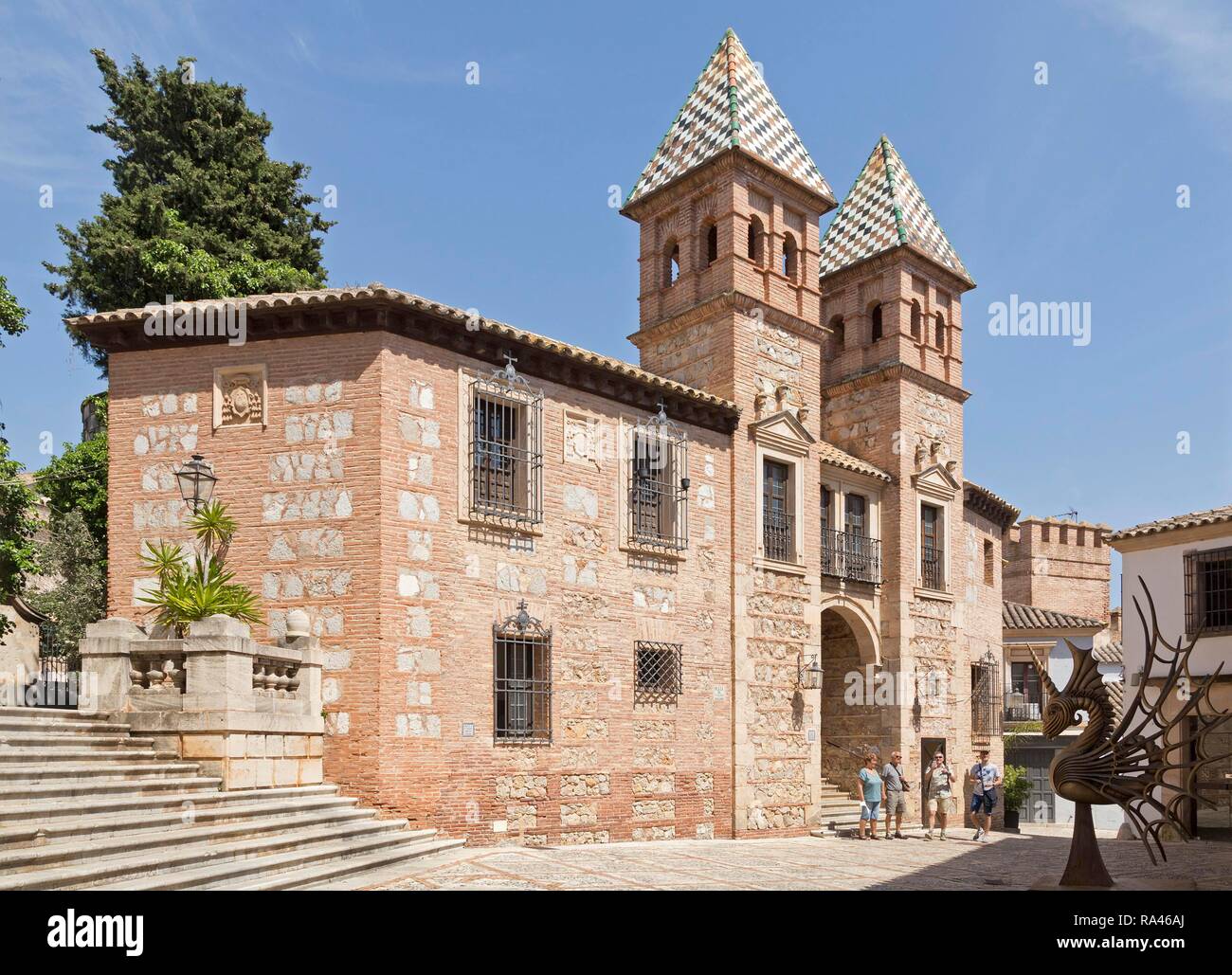 Patio de Carlos V, Poble Espanyol, Palma de Mallorca, Spagna Foto Stock