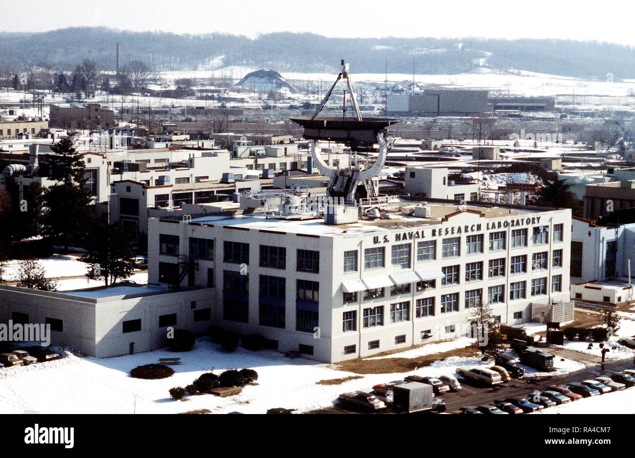1979 - Una vista aerea degli Stati Uniti Naval Research Laboratory. Foto Stock