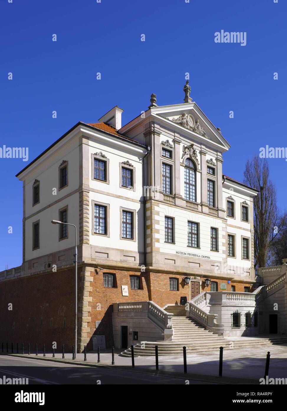 Warszawa, Polska - Stare Miasto - Muzeum Fryderyka Chopina - Palac Ostrogskich Varsavia, Polonia - quartiere storico di Varsavia città vecchia - Fryderyk Chopin Museum presso il Palazzo Ostrogski Foto Stock