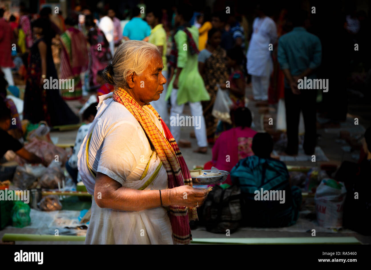 Hindu Festival religiosi Kartik Brati o Rakher Upobash Foto Stock