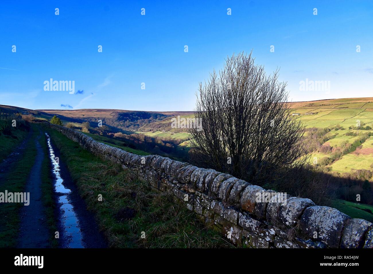 Valle Luddenden Foto Stock