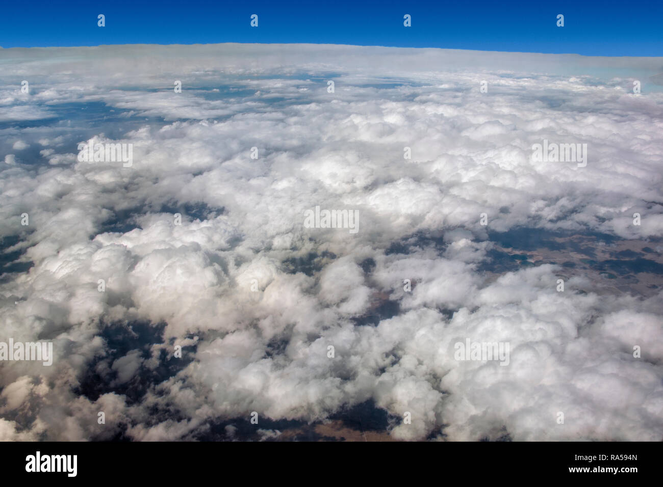 Nuvole vista aerea Foto Stock