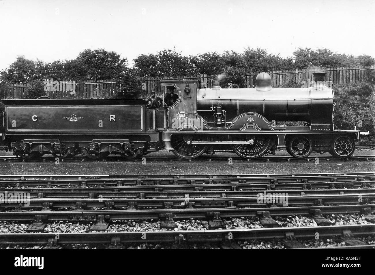 Caledonian Railway Dunalastair III 4-4-0 locomotiva a vapore No.894 Foto Stock