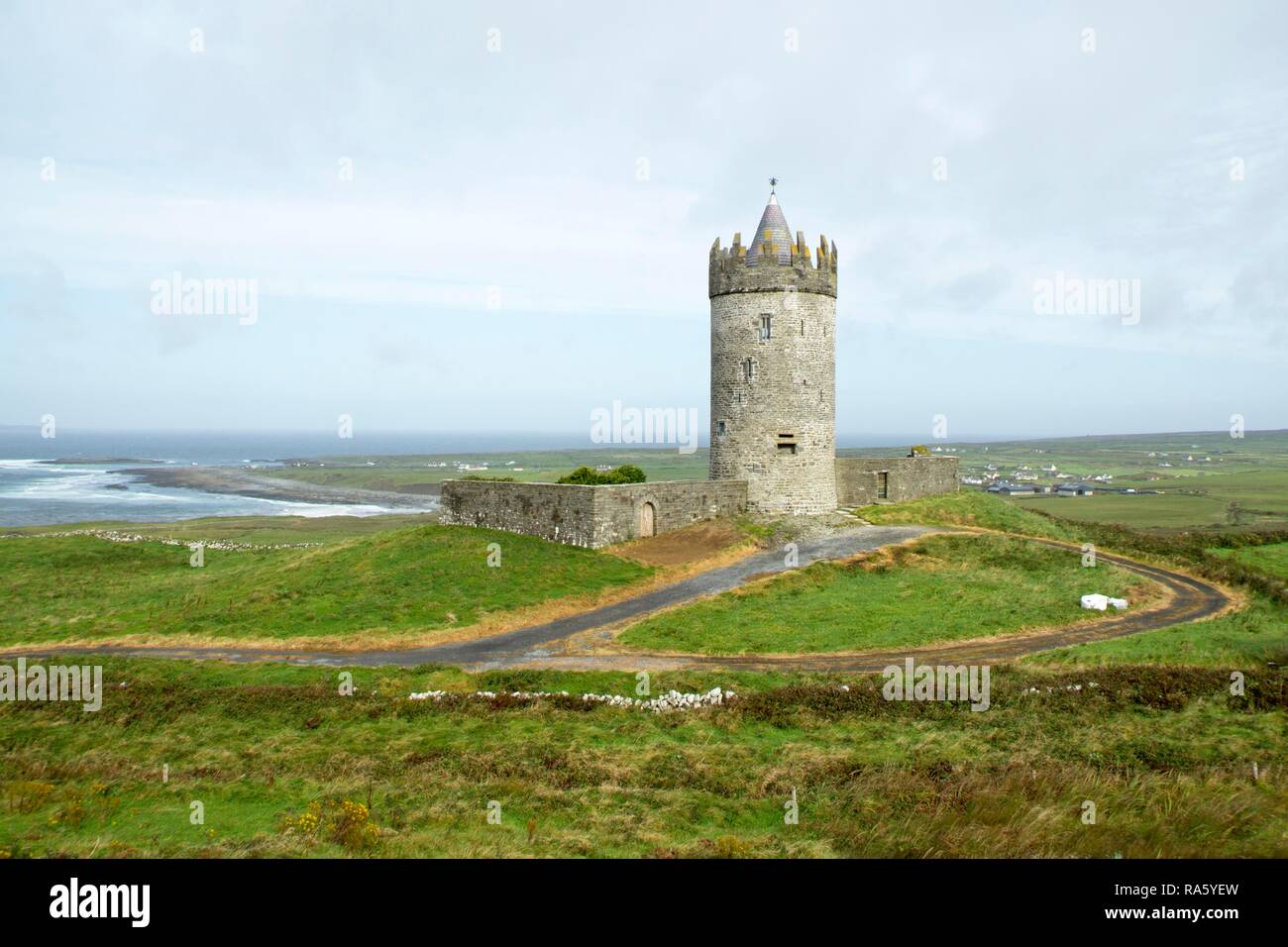 Torre di Doolin, County Clare, Irlanda, Europa PublicGround Foto Stock