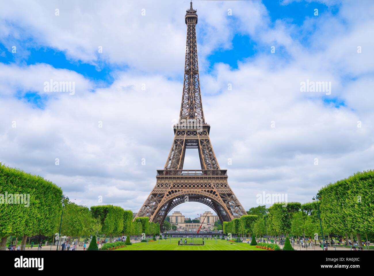 Torre Eiffel Foto Stock