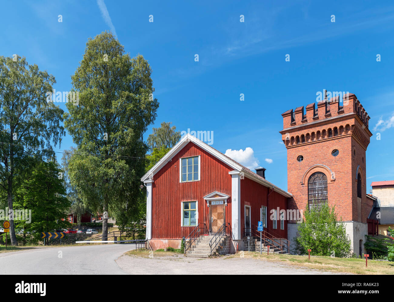 La Sala delle miniere di argento (Sala silvergruva), un museo a cielo aperto in sala, Västmanland, Svezia Foto Stock