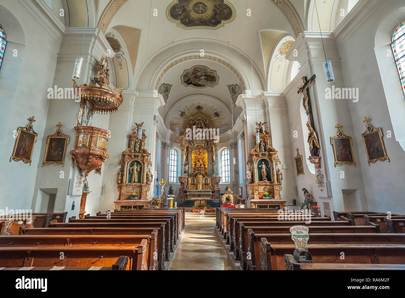 La Chiesa ai nostri cari donna in Oberaudorf, Alta Baviera, Baviera, Germania Foto Stock