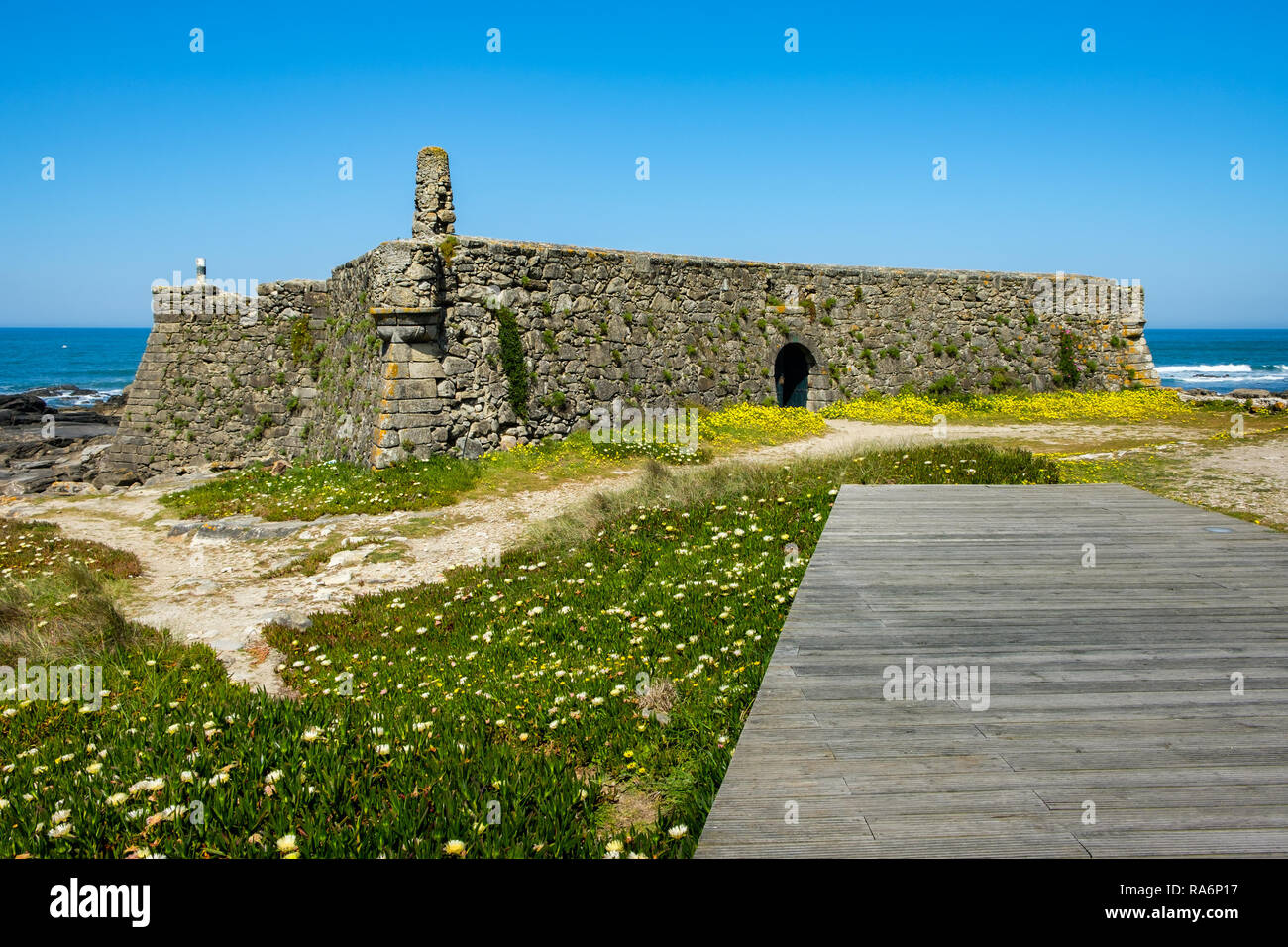 Vila Praia de ancora, Portogallo - 04 Maggio 2018 : Praia do Forte Cao noto anche come spiaggia Gelfa , Vila Praia de ancora, Portogallo Foto Stock