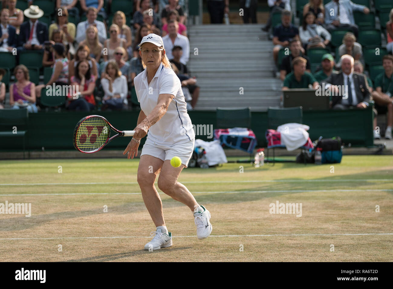 Il 13 luglio 2018. Il torneo di Wimbledon Tennis Championships 2018 tenutosi presso il All England Lawn Tennis e Croquet Club di Londra, Inghilterra, Regno Unito. LADIES' INVITATIO Foto Stock