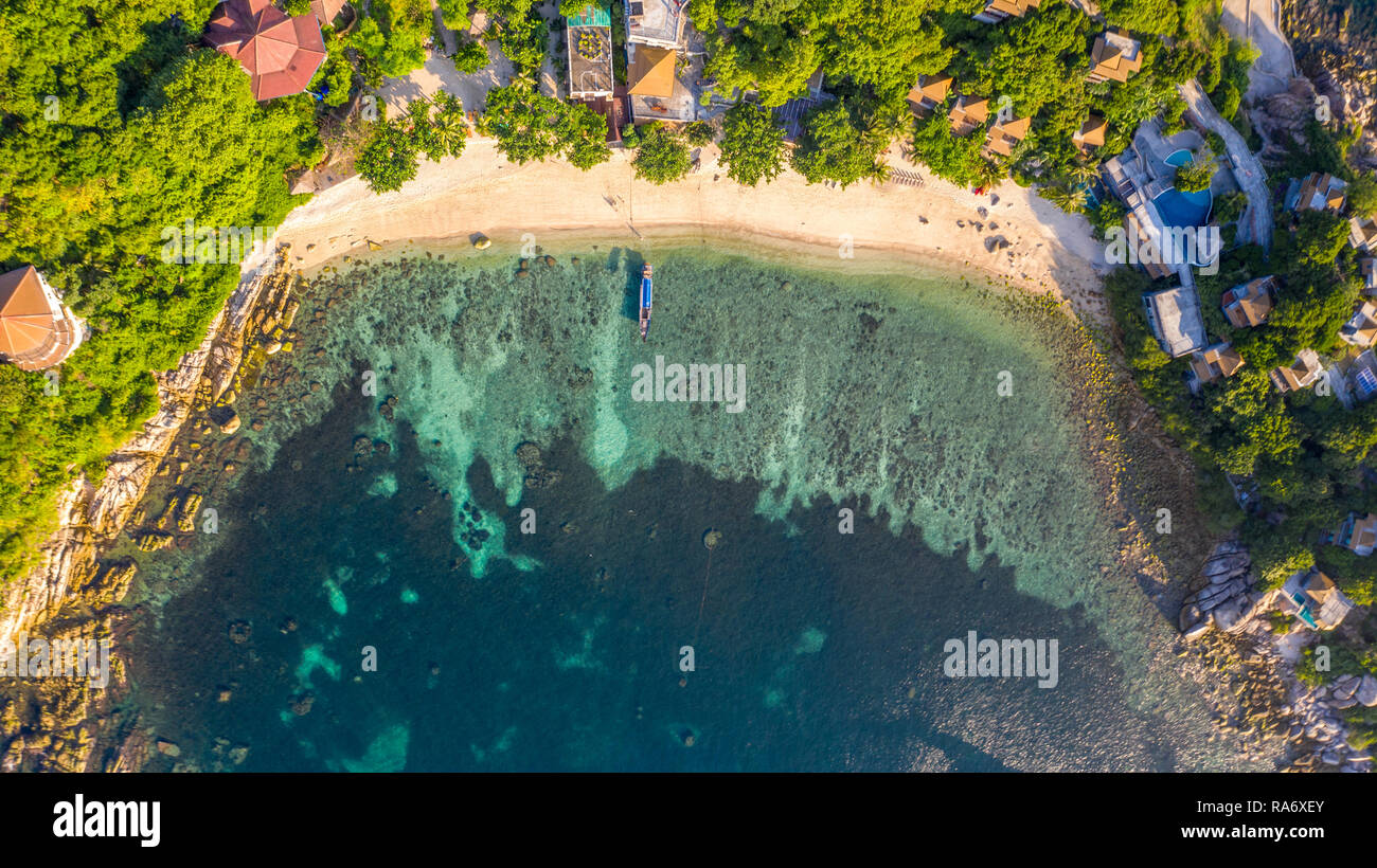 Sai Daeng, Baia di Koh Tao Island, Thailandia Foto Stock