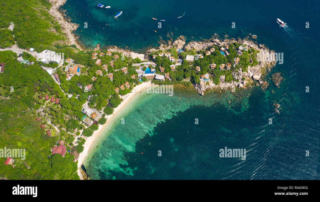 Sai Daeng Resort, Sai Daeng, Baia di Koh Tao Island, Thailandia Foto Stock