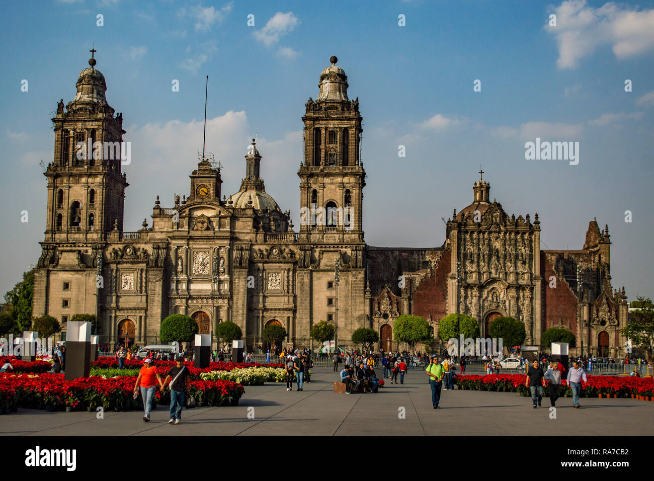 La Cattedrale Metropolitana di Città del Messico, Messico Foto Stock