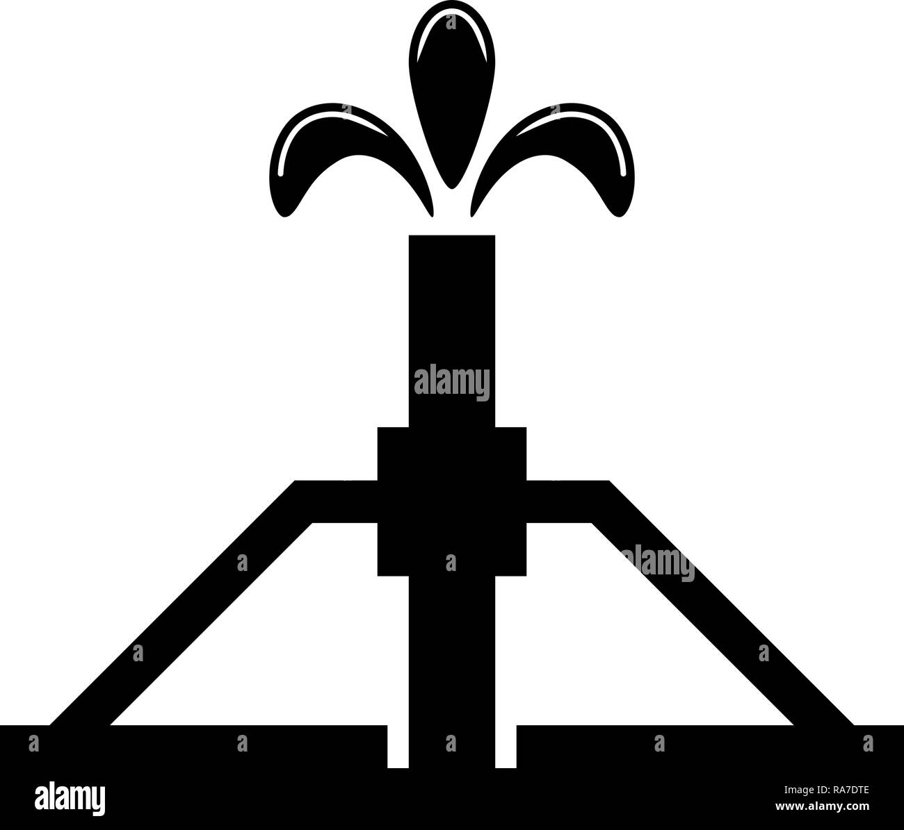 Fibbia Cintura Vintage Ottone - Pumpjack Oklahoma Derrick Piattaforma Petrolifera