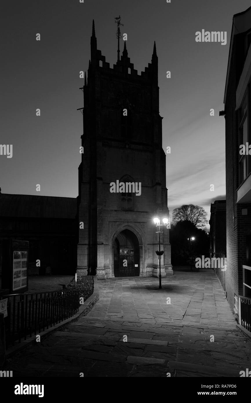 Chiesa di St Peters, Wisbech town, Fenland, Cambridgeshire, England, Regno Unito Foto Stock