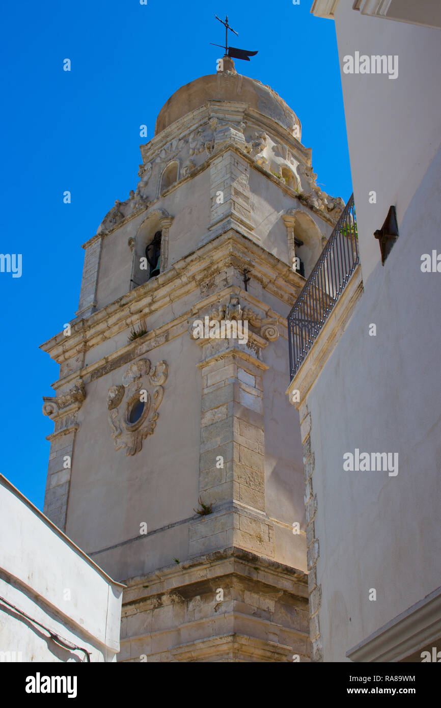 La chiesa di Santa Maria Assunta è la cattedrale di Vieste e la co-cattedrale dell arcidiocesi di Manfredonia - Vieste - San Giovanni Rotondo. Nel 1981 h Foto Stock