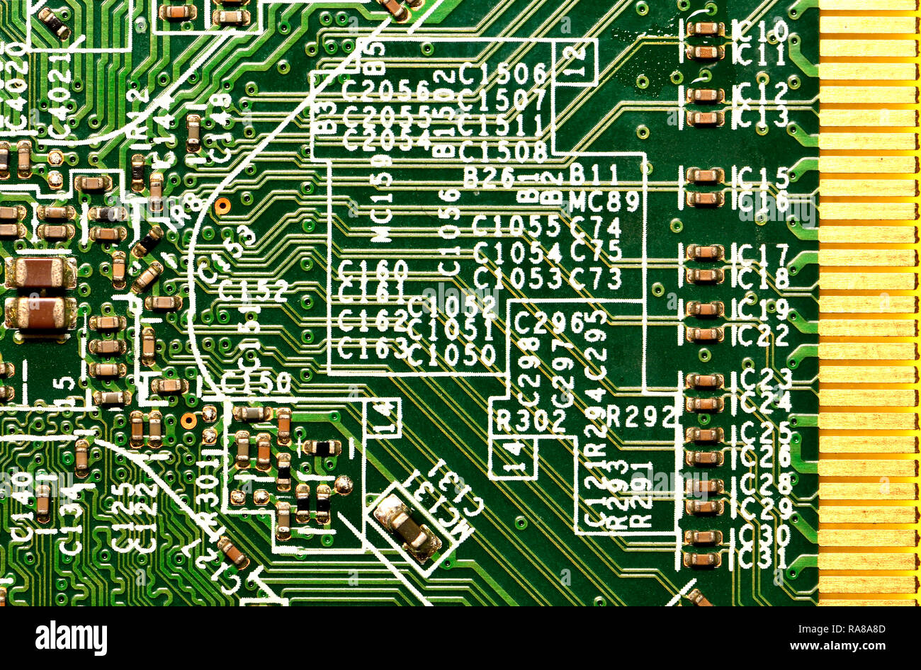 Computer grafica - Scheda di dettaglio Foto Stock