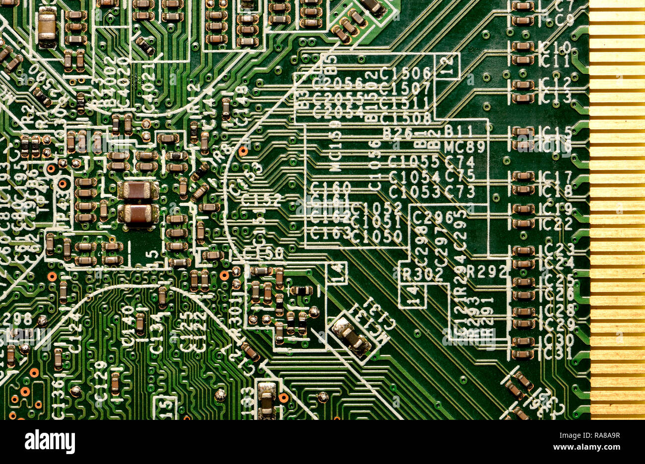 Computer grafica - Scheda di dettaglio Foto Stock