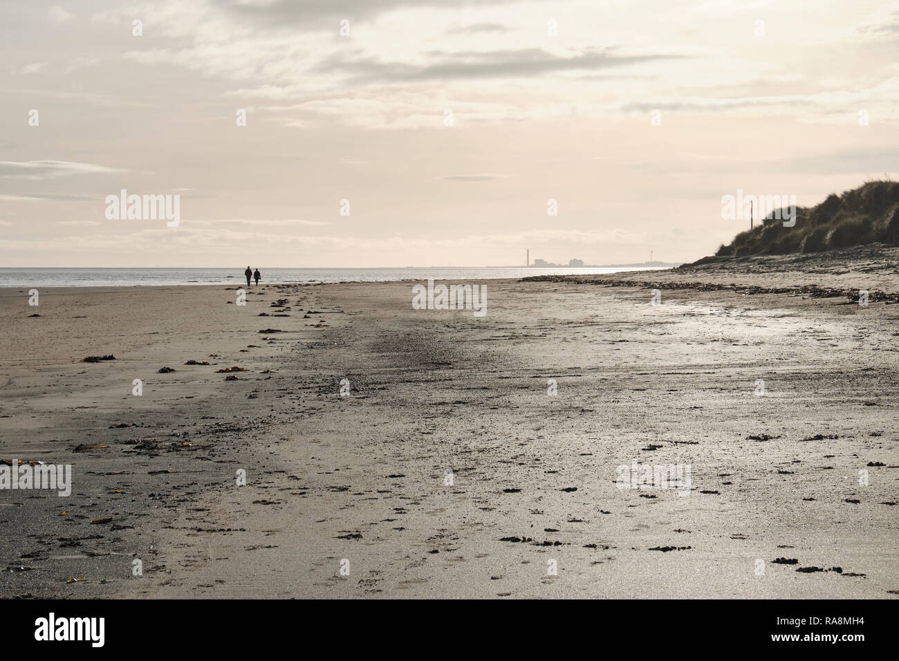 Druridge Bay, Northumberland Foto Stock