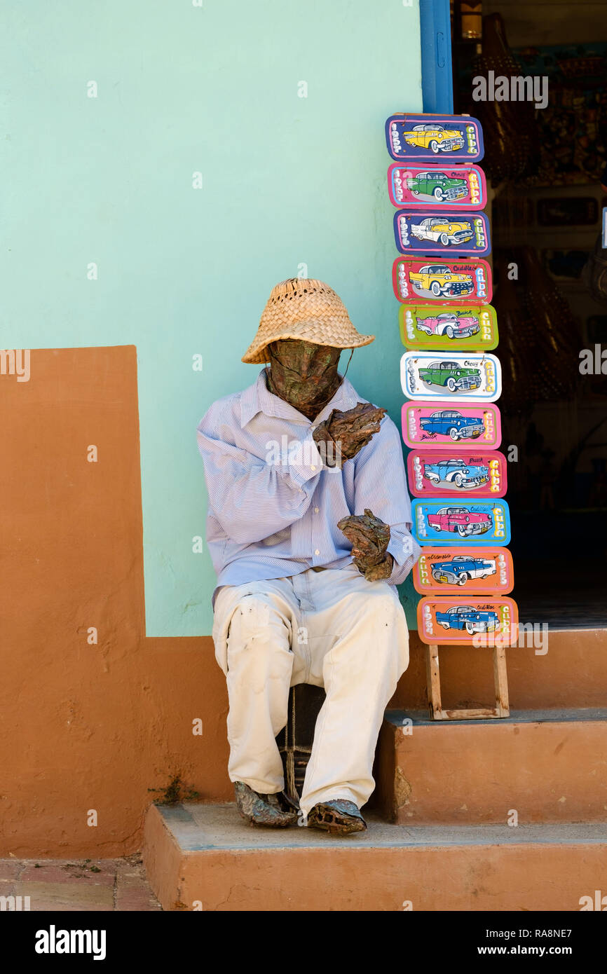 Negozio di souvenir in vendita in Trinidad, Cuba Foto Stock