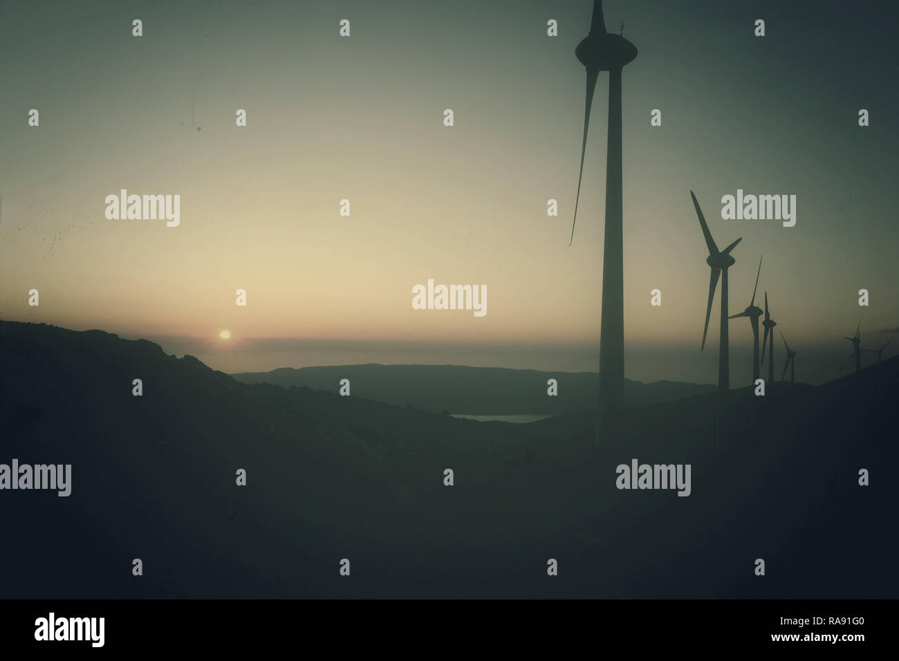Generatore eolico Foto Stock