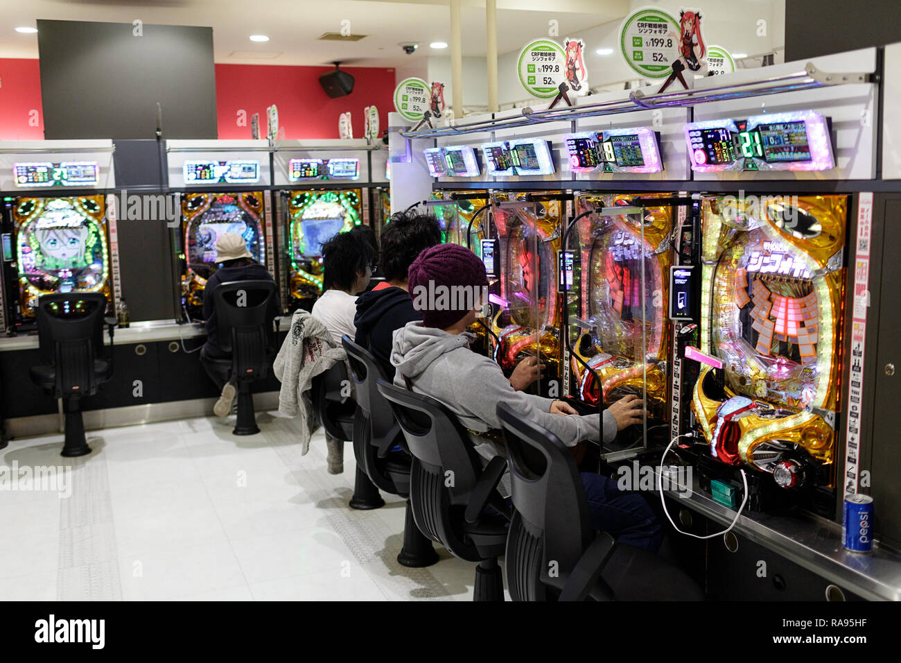 Il gioco d'azzardo in Tokyo, Giappone Foto Stock