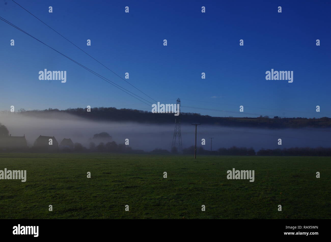 Slaughterford. La Macmillan modo. A lunga distanza trail. Wiltshire. In Inghilterra. Regno Unito Foto Stock