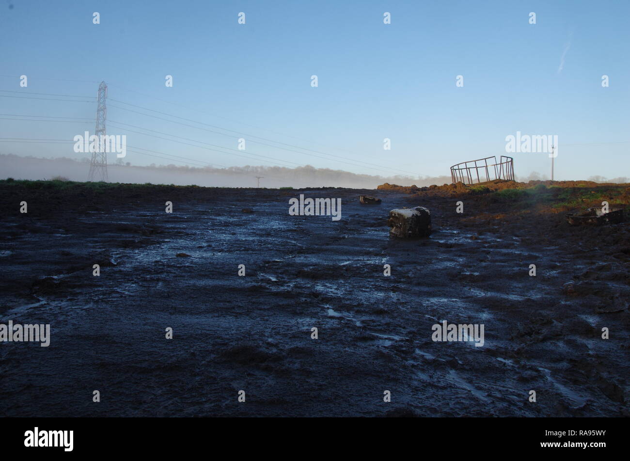 Slaughterford. La Macmillan modo. A lunga distanza trail. Wiltshire. In Inghilterra. Regno Unito Foto Stock