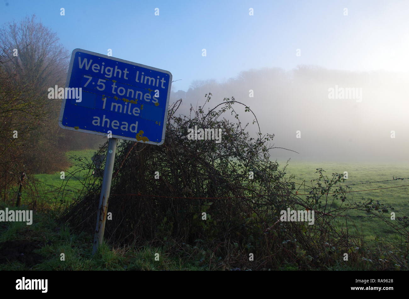 Slaughterford. La Macmillan modo. A lunga distanza trail. Wiltshire. In Inghilterra. Regno Unito Foto Stock