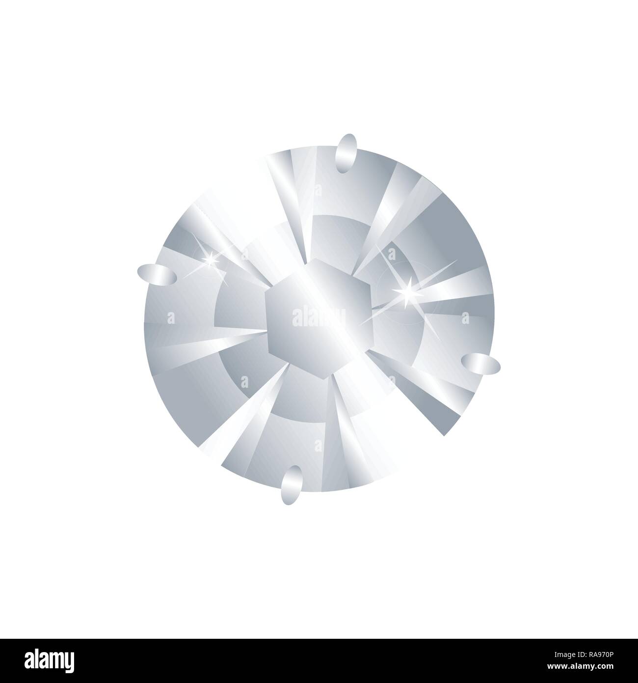 Vector pianeta orbita e logo vettore astratta design. Pianeta orbita concetto e idea vettore logo. Illustrazione Vettoriale