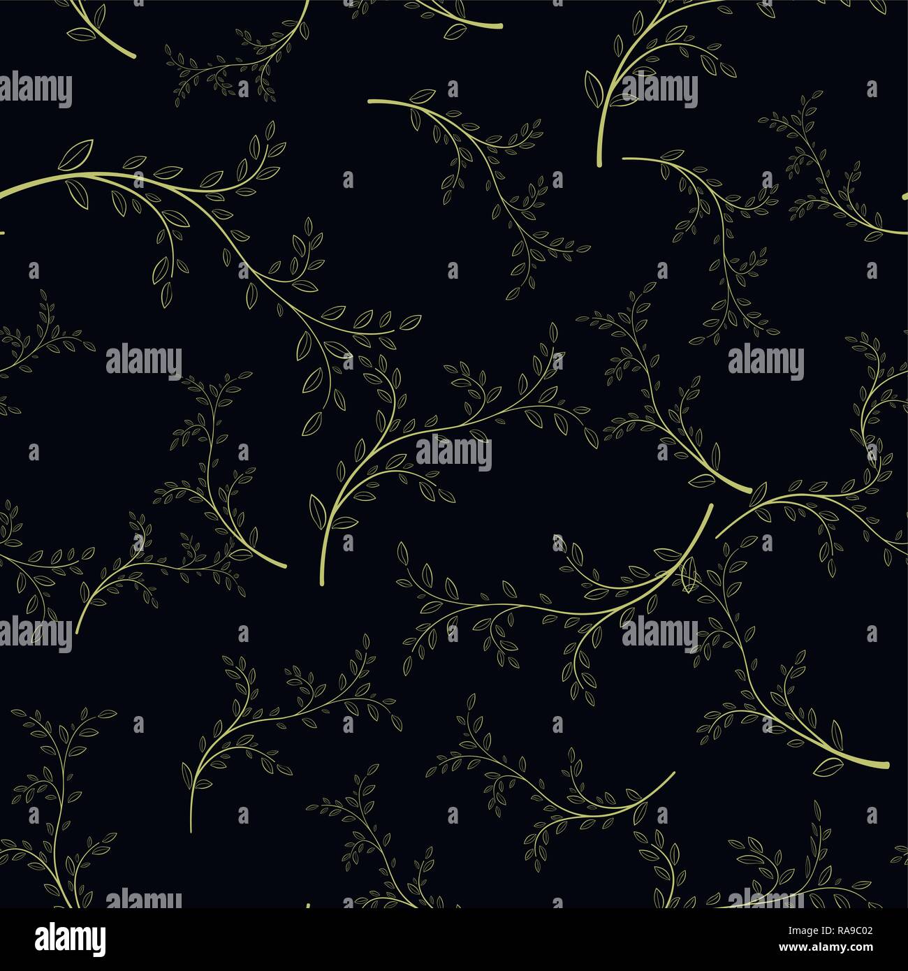 Modello senza giunture. In estate il giardino di sfondo per il design facilmente modificabile immagine vettoriale Illustrazione Vettoriale