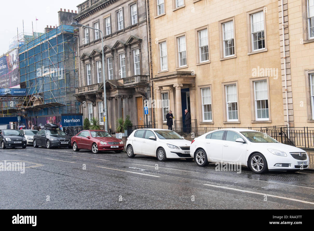 St Andrew Square Parcheggio Foto Stock