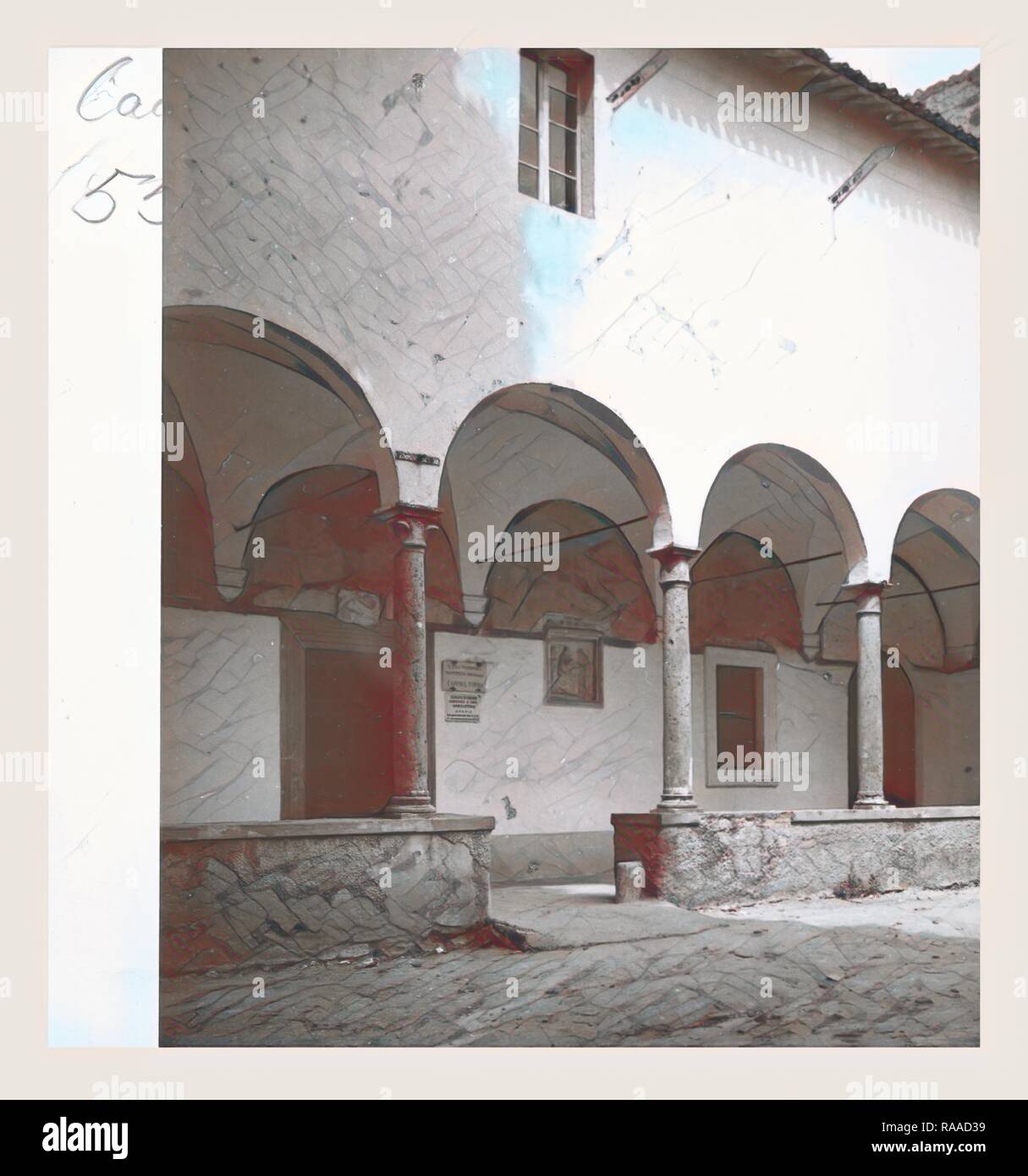 Lazio Viterbo, Canino, S. Francesco. Reinventato da Gibon. Arte Classica con un tocco di moderno reinventato Foto Stock