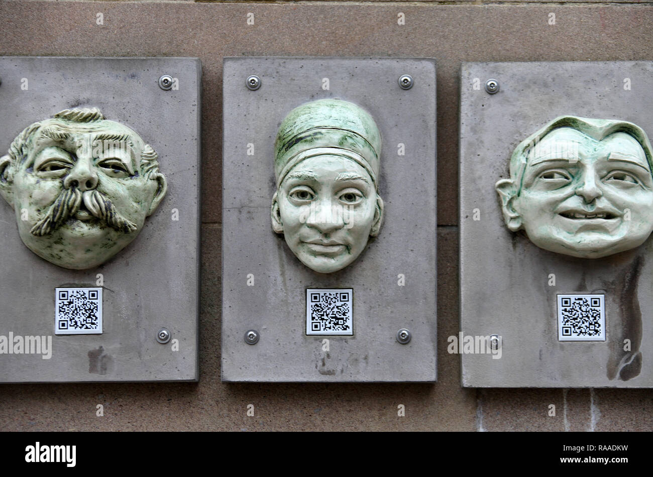 Speakers Corner in Derby City Centre Foto Stock
