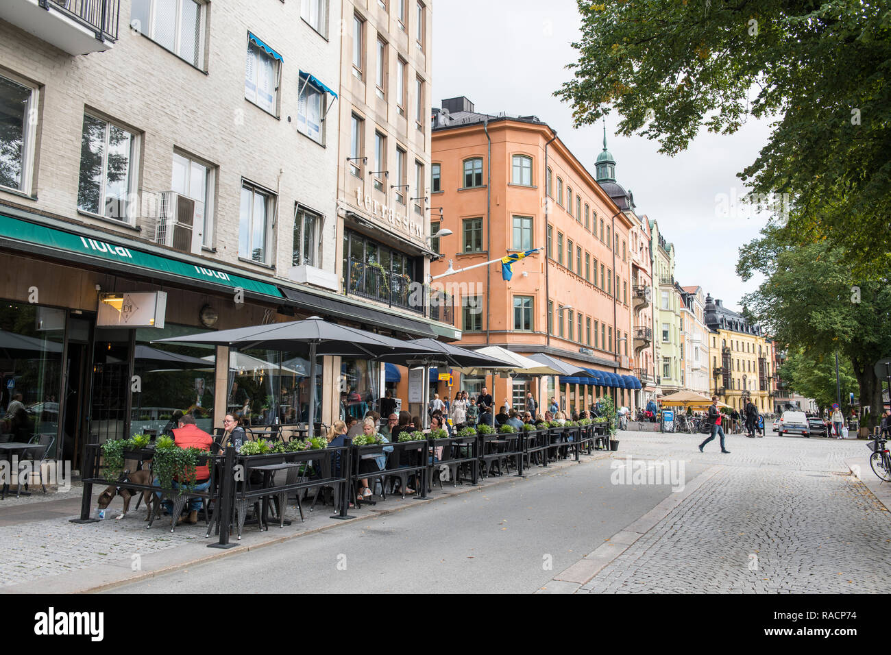 Centro di Uppsala, Uppsala, Svezia, Scandinavia, Europa Foto Stock