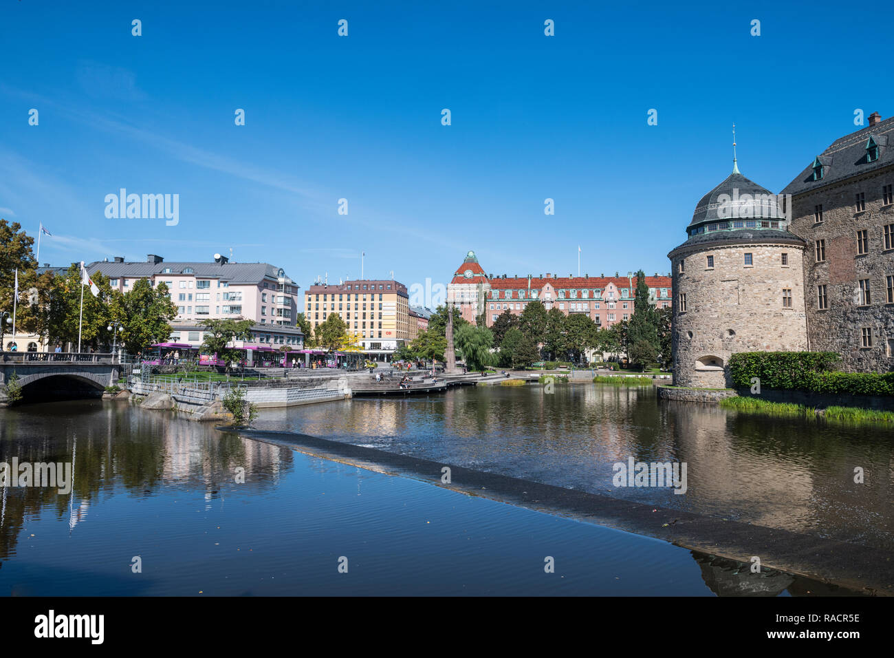 Il castello di Orebro, Svezia, Scandinavia, Europa Foto Stock